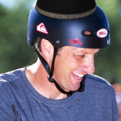 Tony Hawk wearing a kippah and smiling